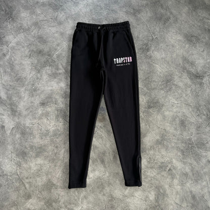 Trapstar Decoded Chenille Tracksuit Black/Pink