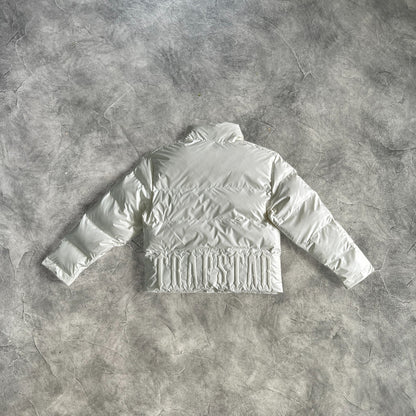 Trapstar Irongate Embossed Puffer Jacket White