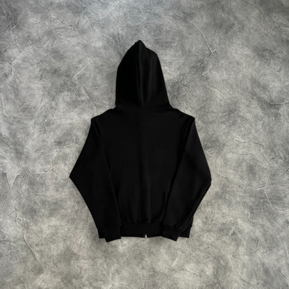 Syna Void Zip-Up Hoodie Black