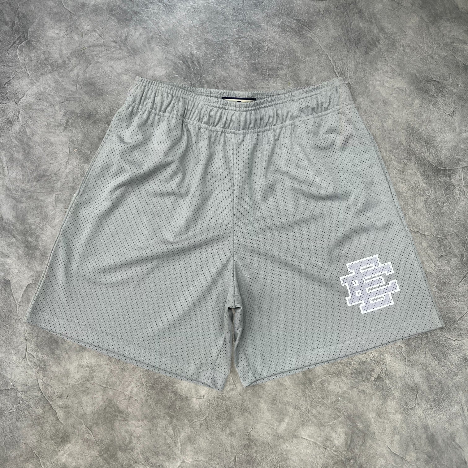 Eric Emanuel Basic Shorts Grey/White Edge