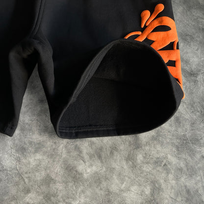 Syna Joggers Shorts Suit Black/Orange