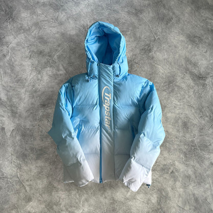 Trapstar Decoded Hooded Puffer Cashmere Blue Gradient