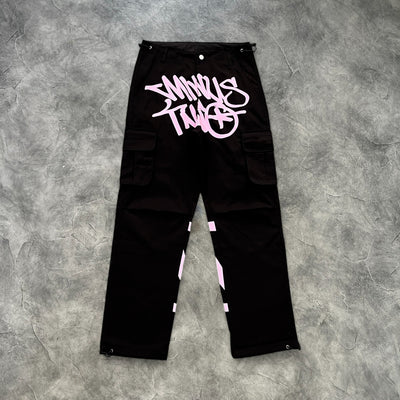 Minus Two Graff Cargo Pants Black/Pink