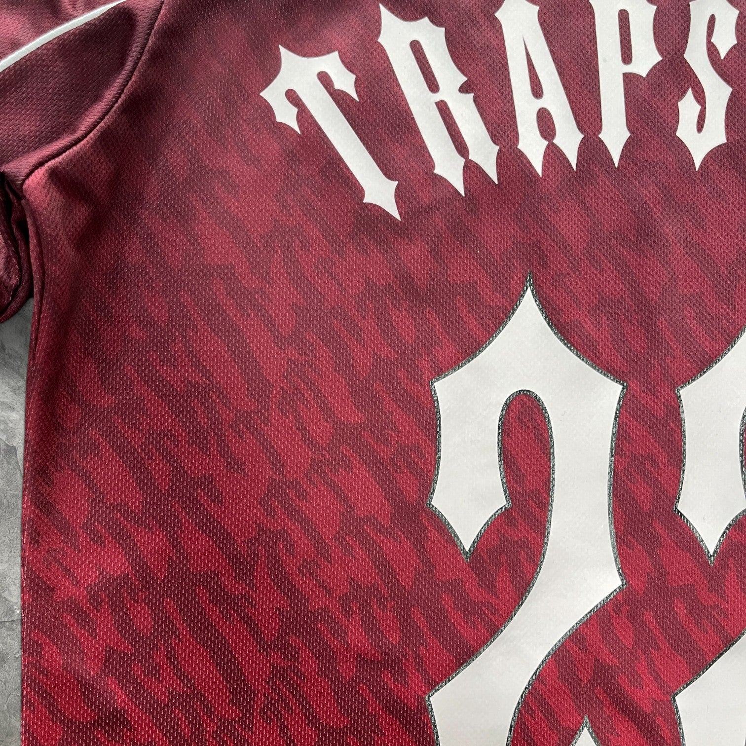 Trapstar Football Jersey Red