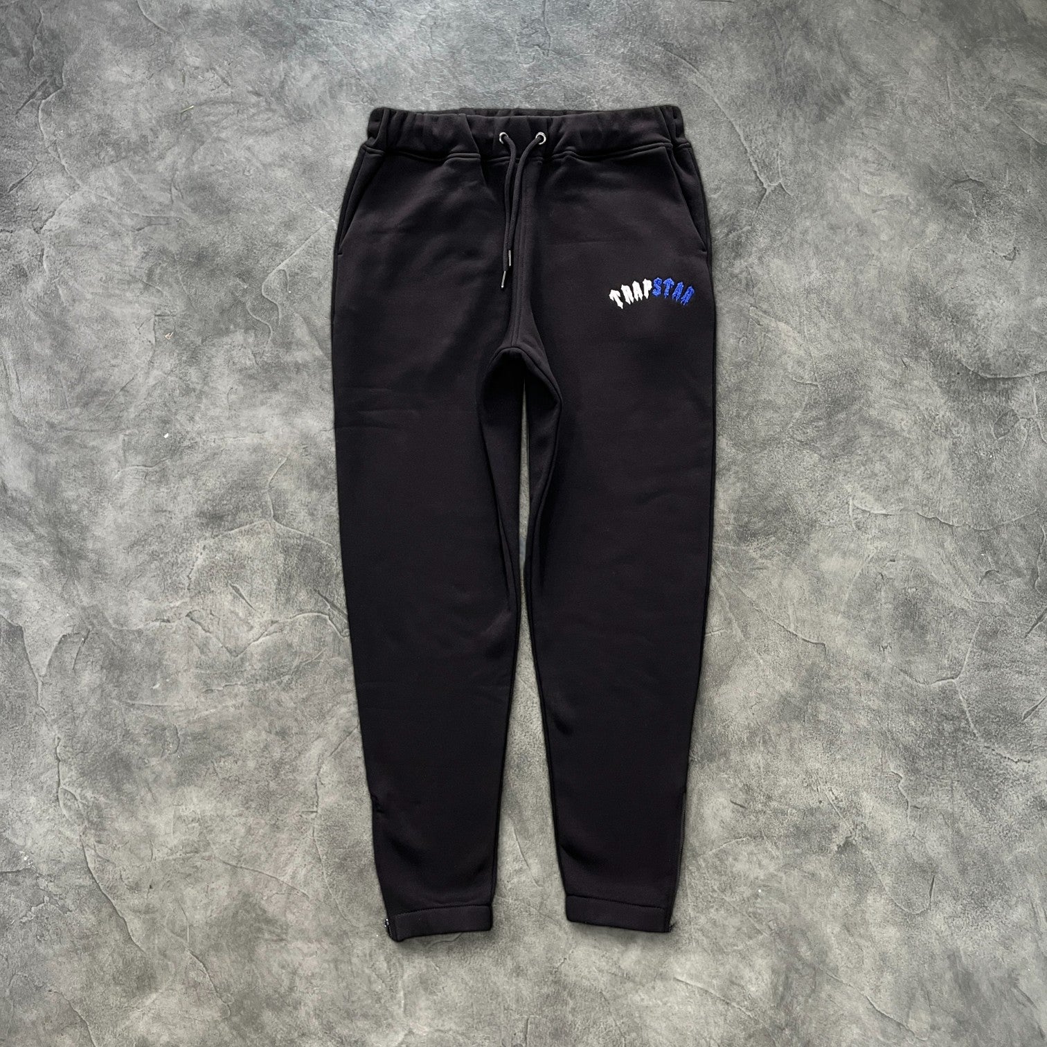 Trapstar Arch Chenille Tracksuit Black/Blue