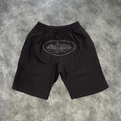 Corteiz Alcatraz Basic Shorts Black/Black