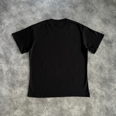 Corteiz Alcatraz Printed Hands T-shirt Black/White