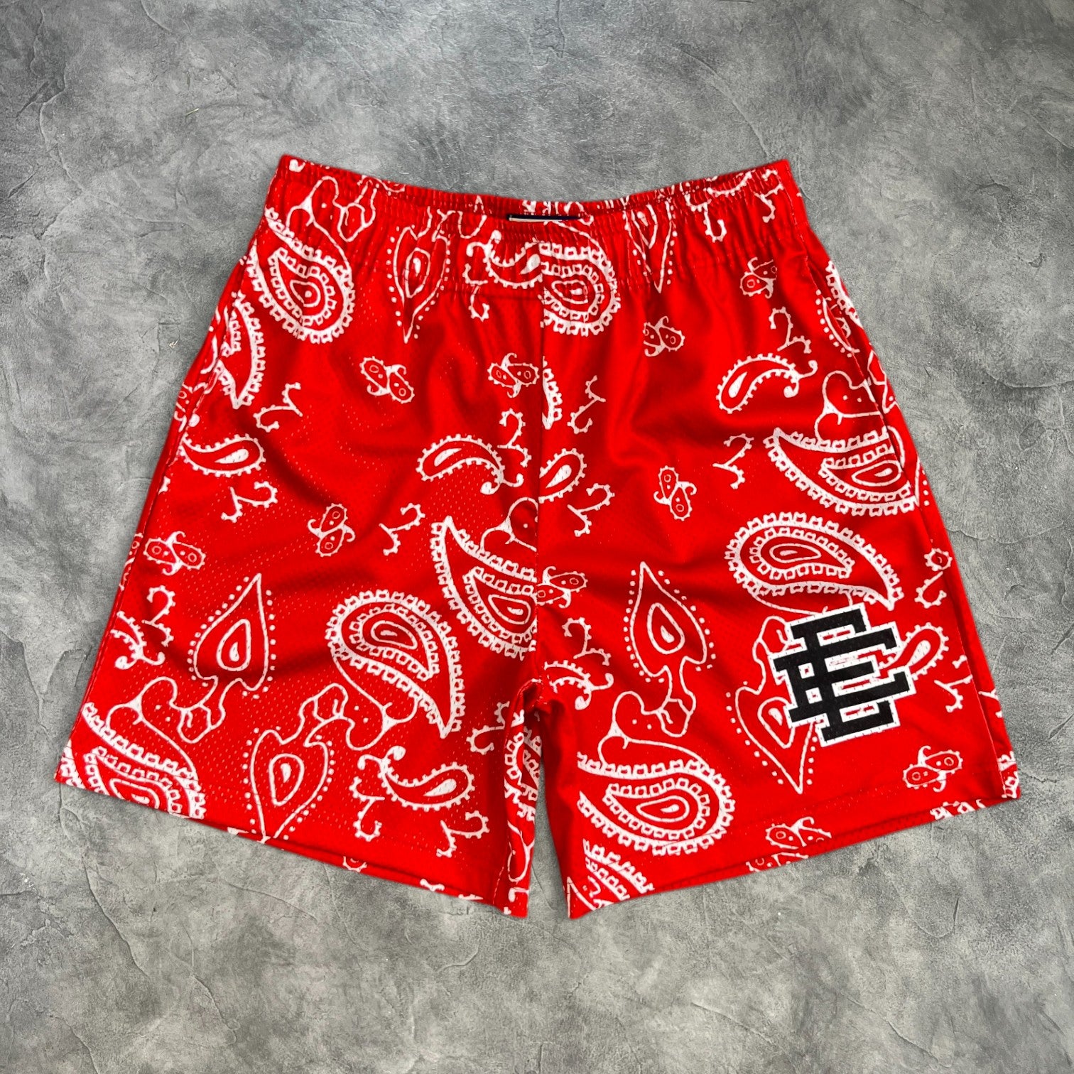 Eric Emanuel Basic Flower Shorts Red