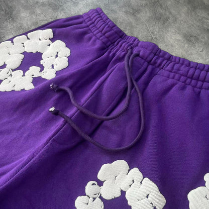 Denim Tears The Cotton Wreath Sweatshorts Purple