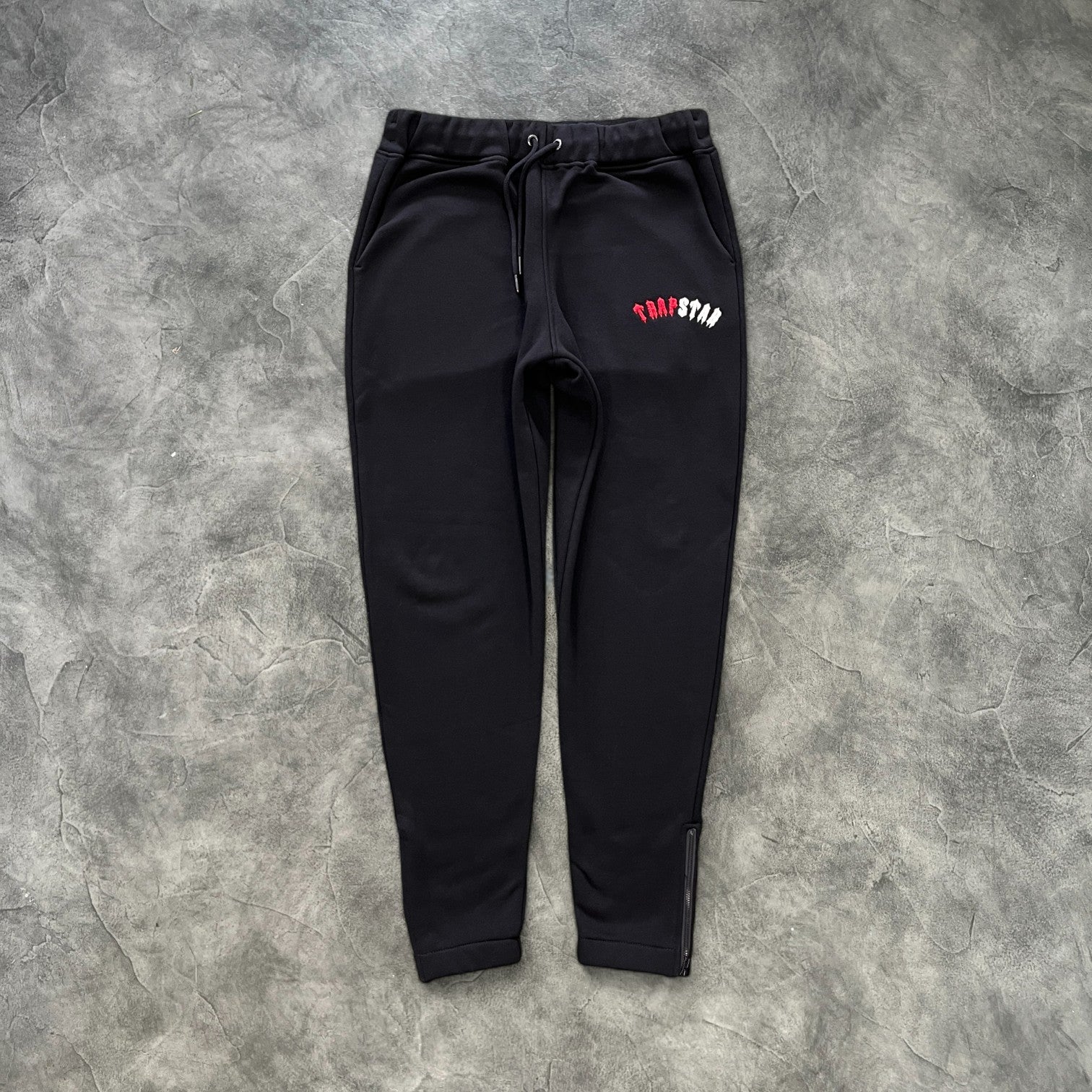 Trapstar Arch Chenille Tracksuit Black/Red