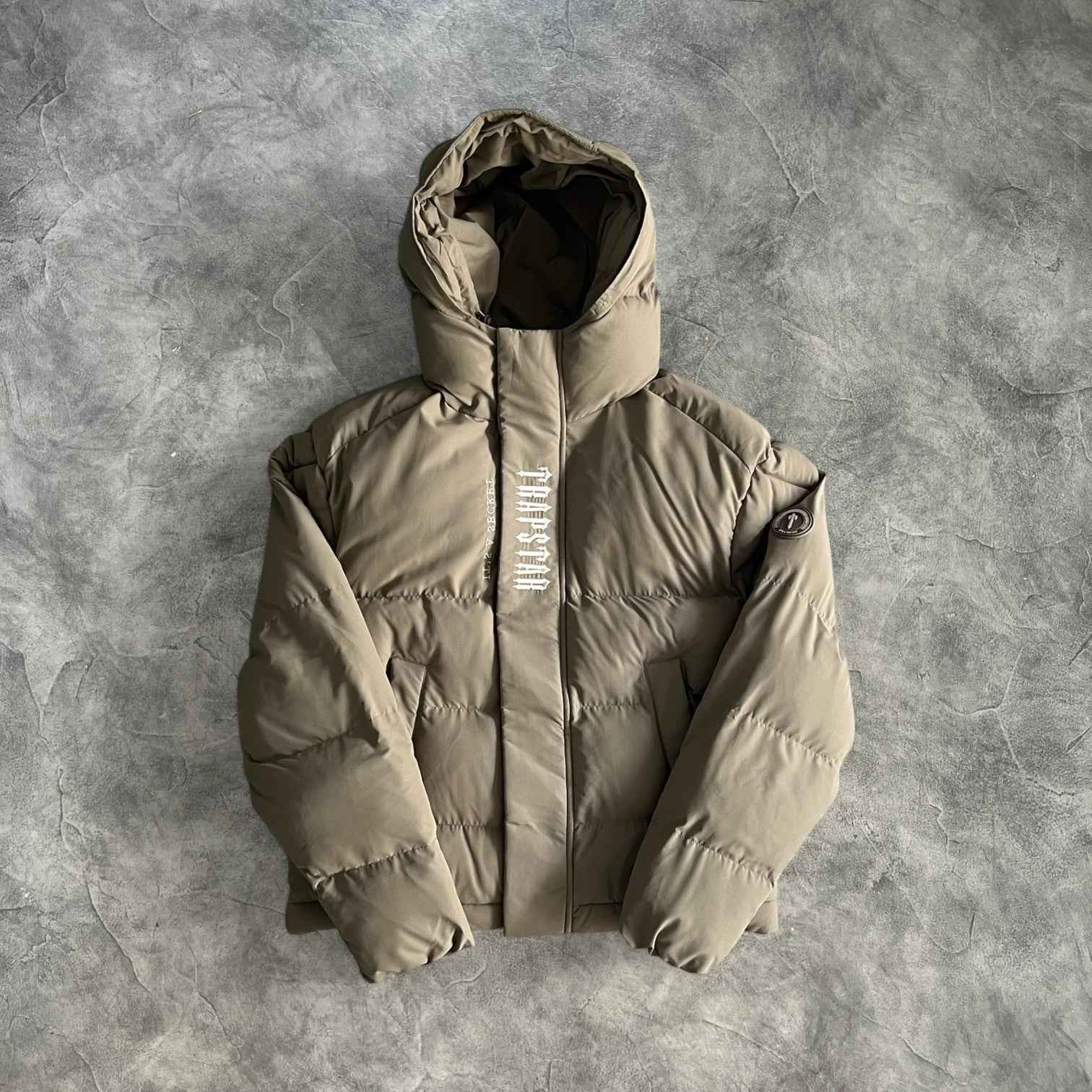 Trapstar Decoded Hooded Puffer Khaki