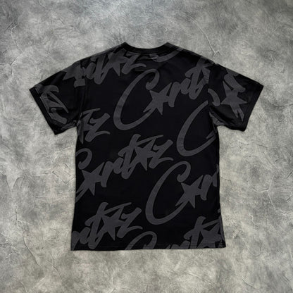 Corteiz Alcatraz Full Print T-Shirt Black