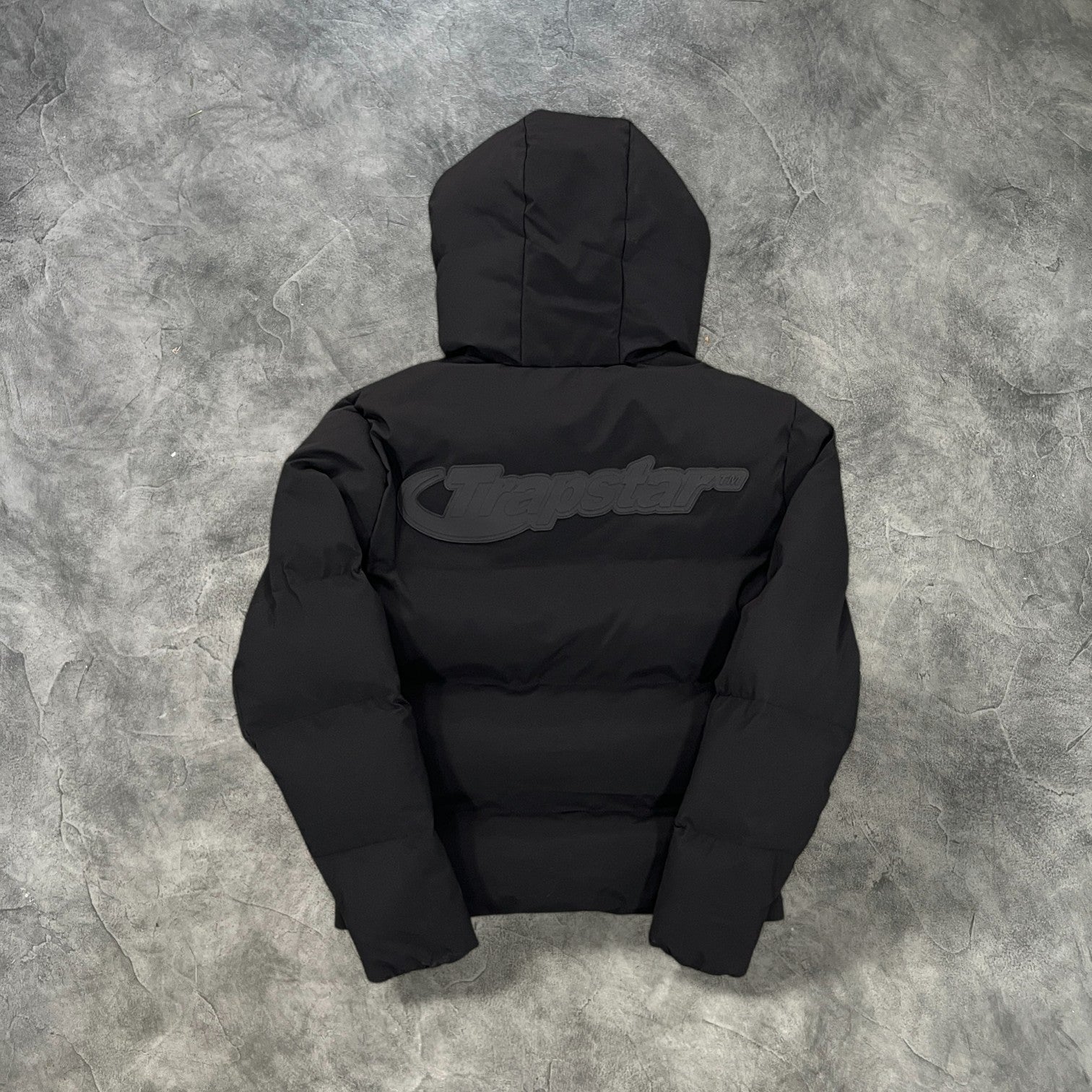 Trapstar Hyperdrive Technical hooded Puffer Black/White