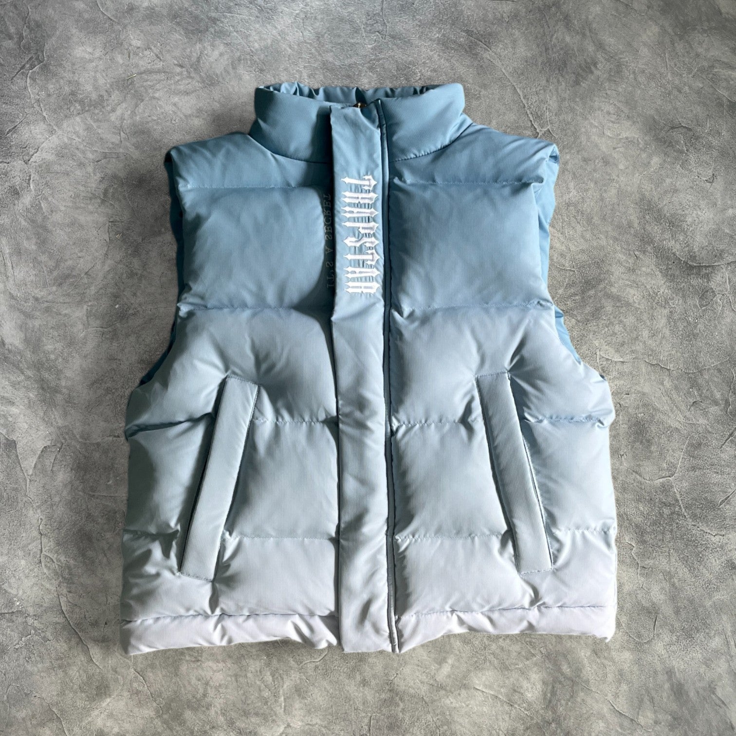 Trapstar Decoded Gilet Light Blue Gradient