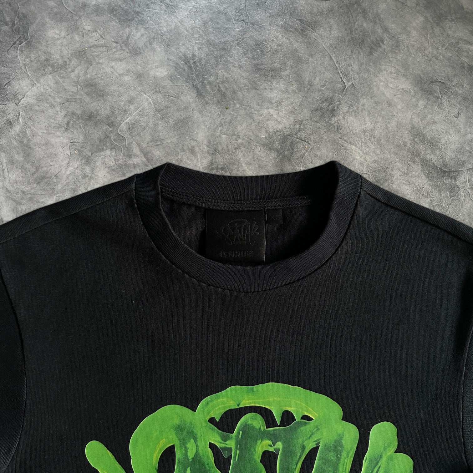 Syna Slime T-Shirt Black