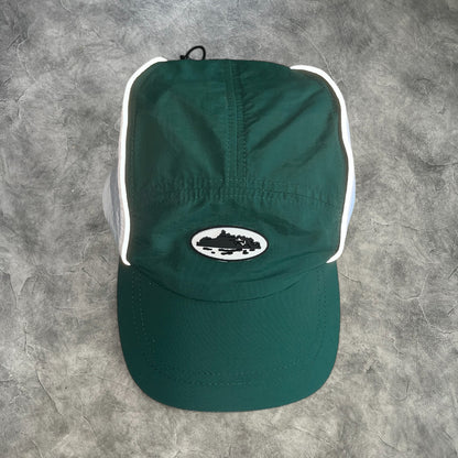 Corteiz Drawstring Hat Green/White