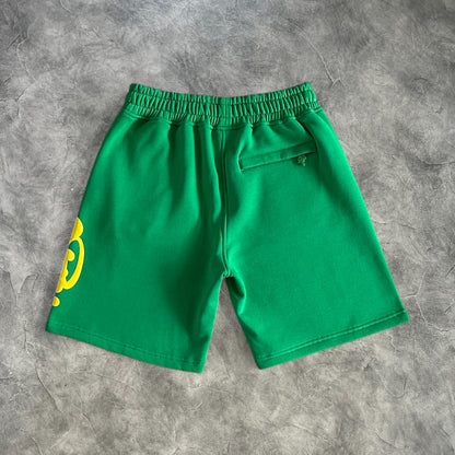 Syna Joggers Shorts Suit Green/Yellow