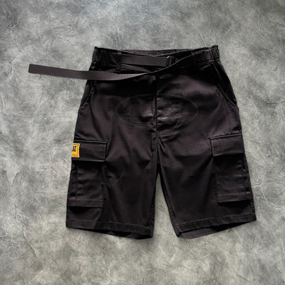 Corteiz Cargo Shorts Triple Black