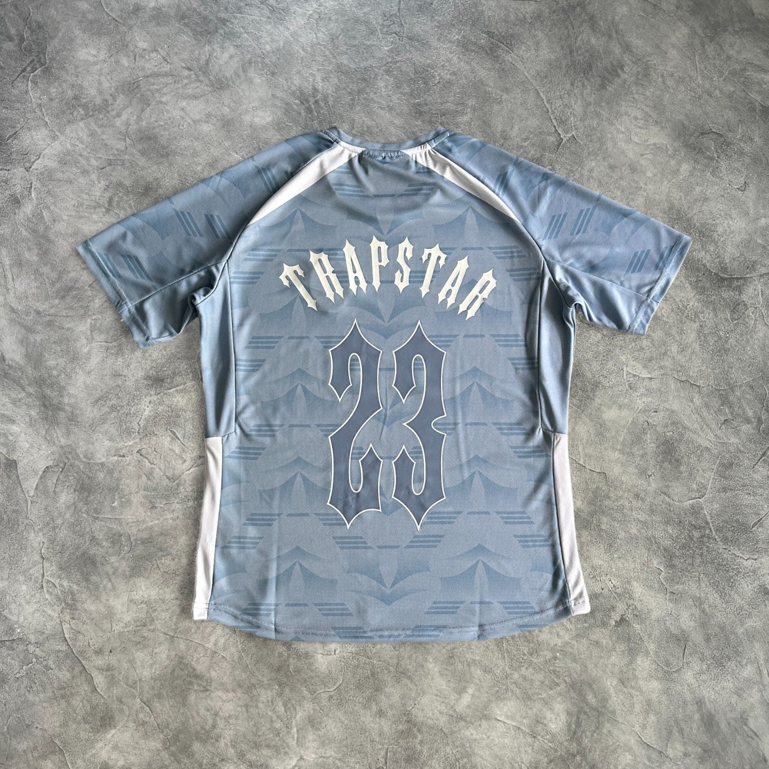 Trapstar Football Jersey Grey/White