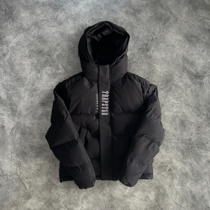 Trapstar Decoded Hooded Puffer Blackout Edition