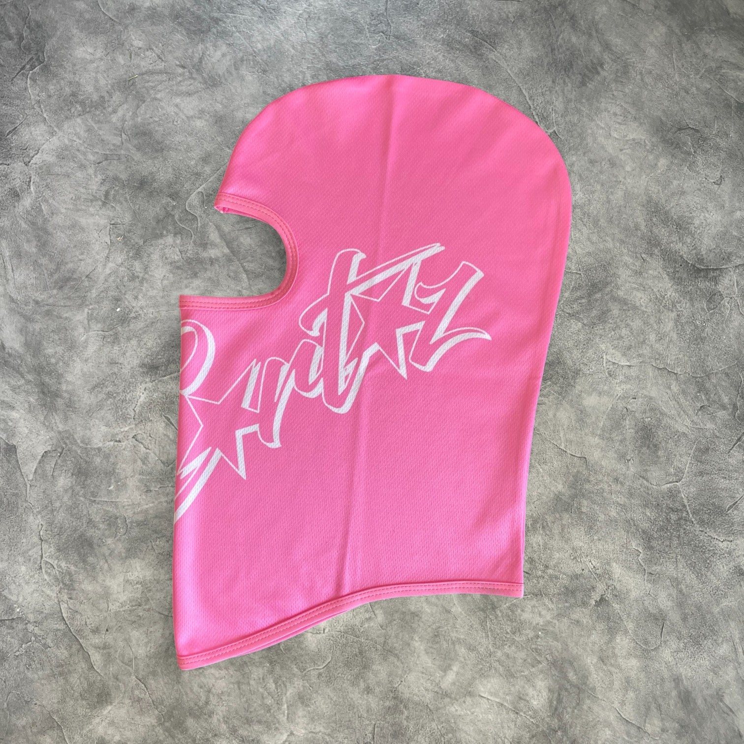 Corteiz Rules The World Ski Mask Pink