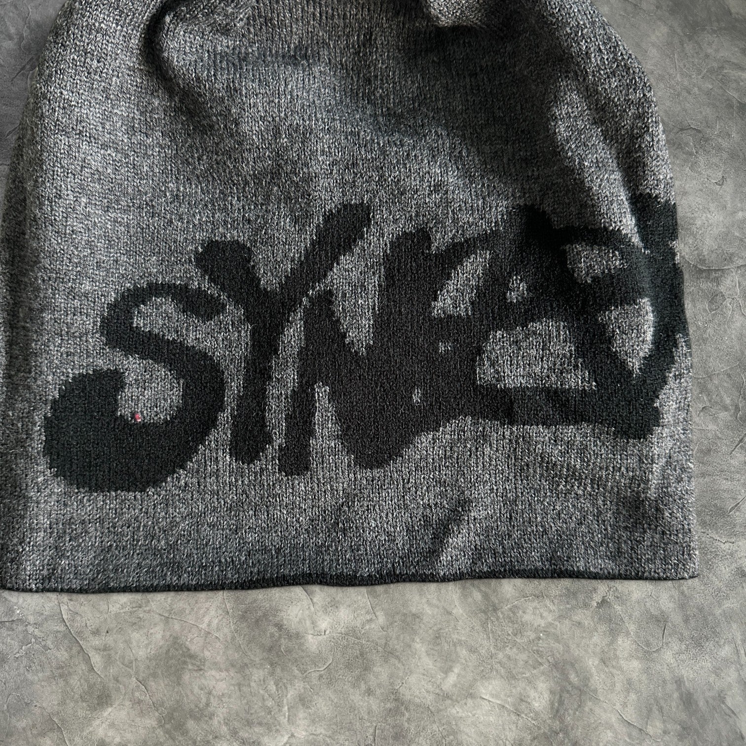 Syna Woolen Cold Hat Black/Grey