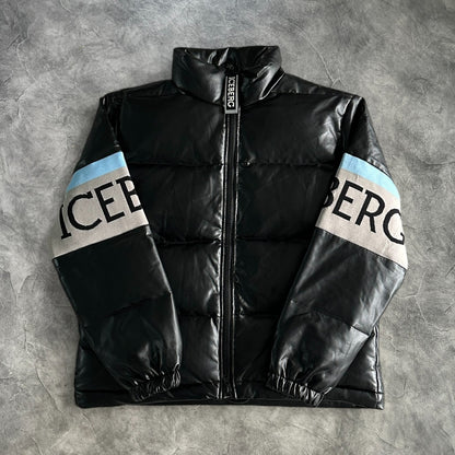 Trapstar Leather Ice Jacket Black