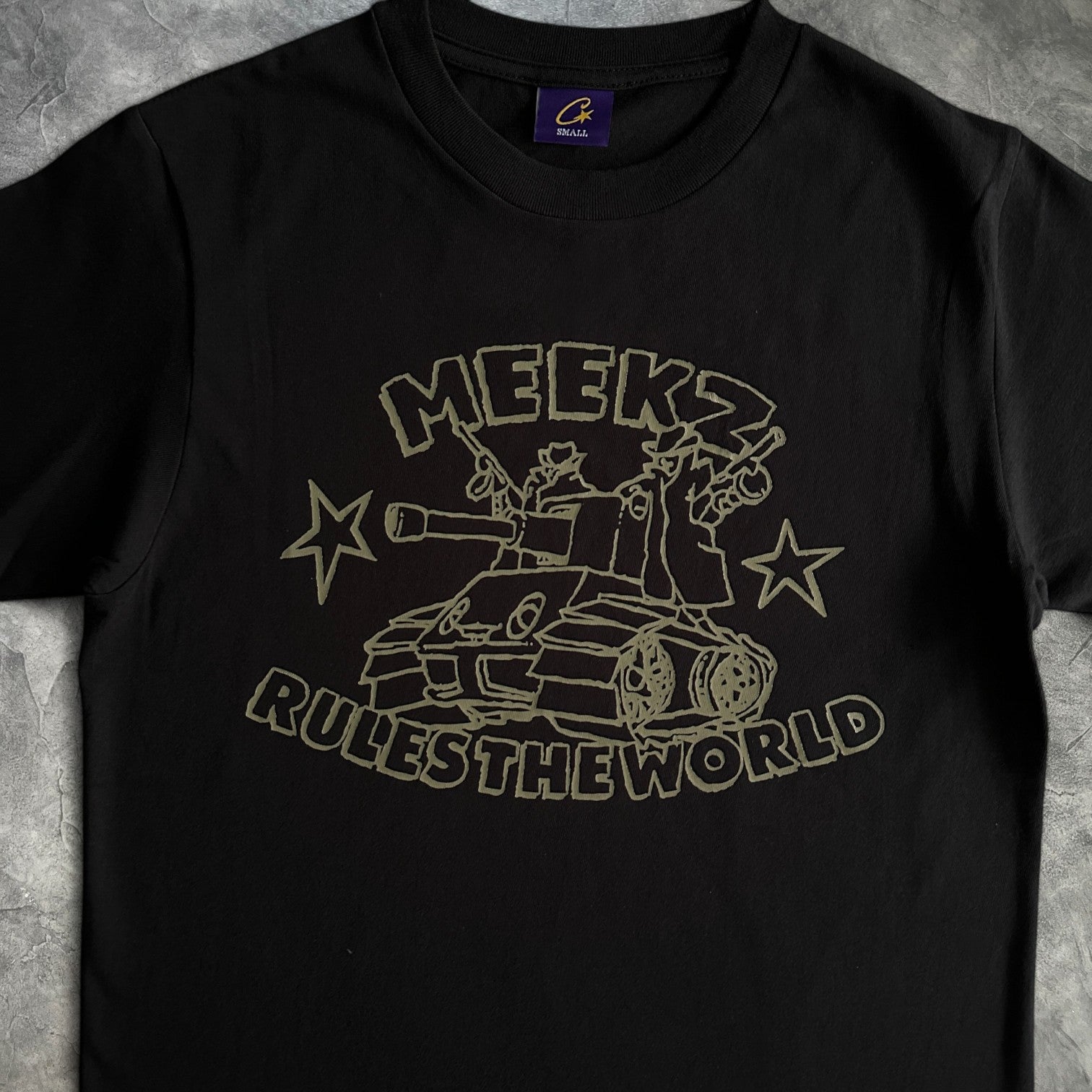 Corteiz World Of Tanks T-Shirt Black