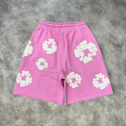 Denim Tears The Cotton Wreath Sweatshorts Pink