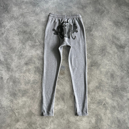 Syna Linen Tracksuit Grey