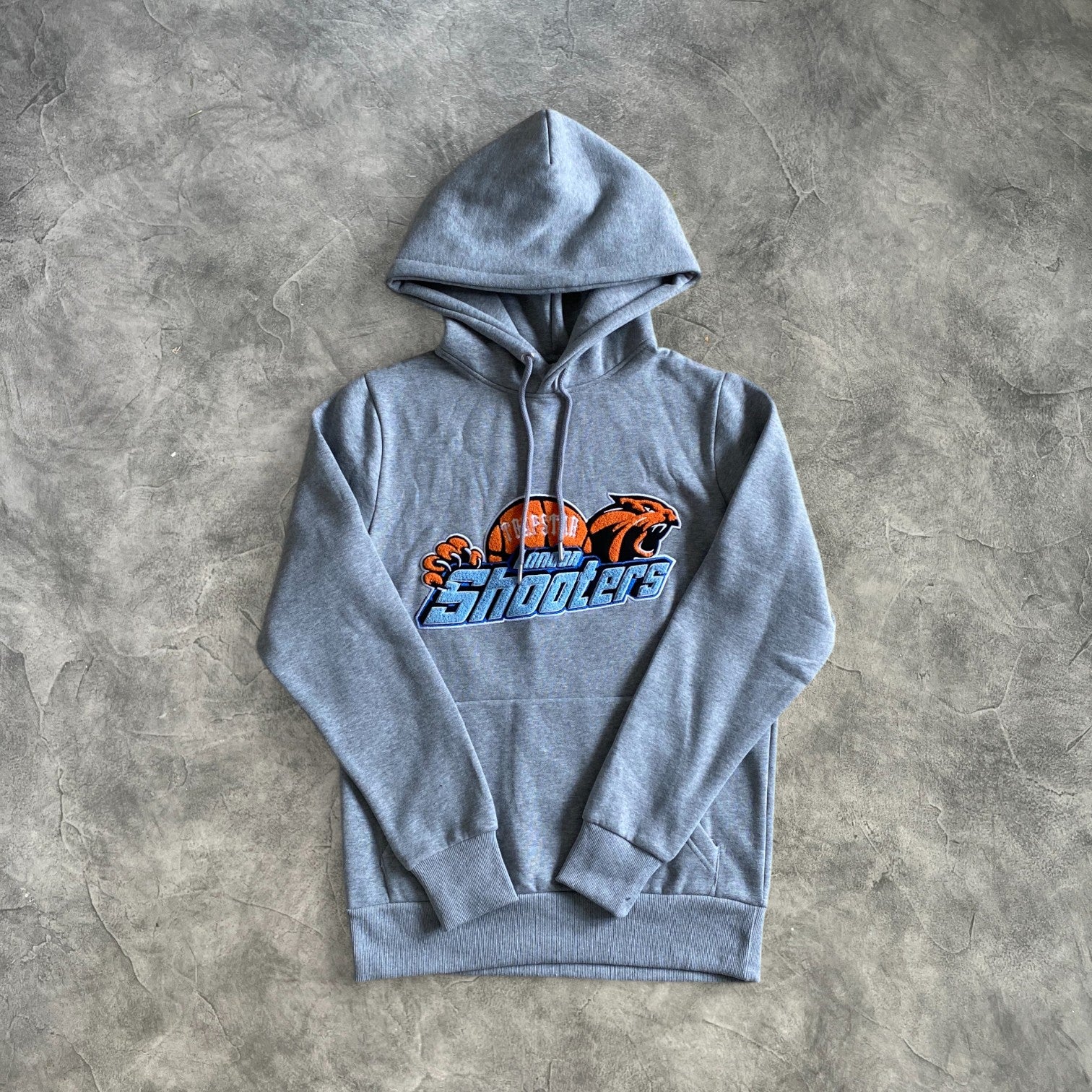 Trapstar Shooters Hooded Tracksuit Grey/Orange