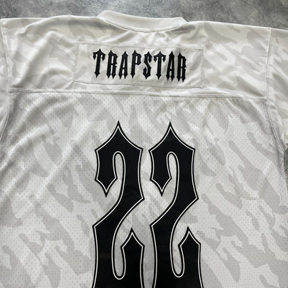 Trapstar V-Neck Football Jersey White