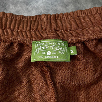 Denim Tears The Cotton Wreath Sweatshorts Brown