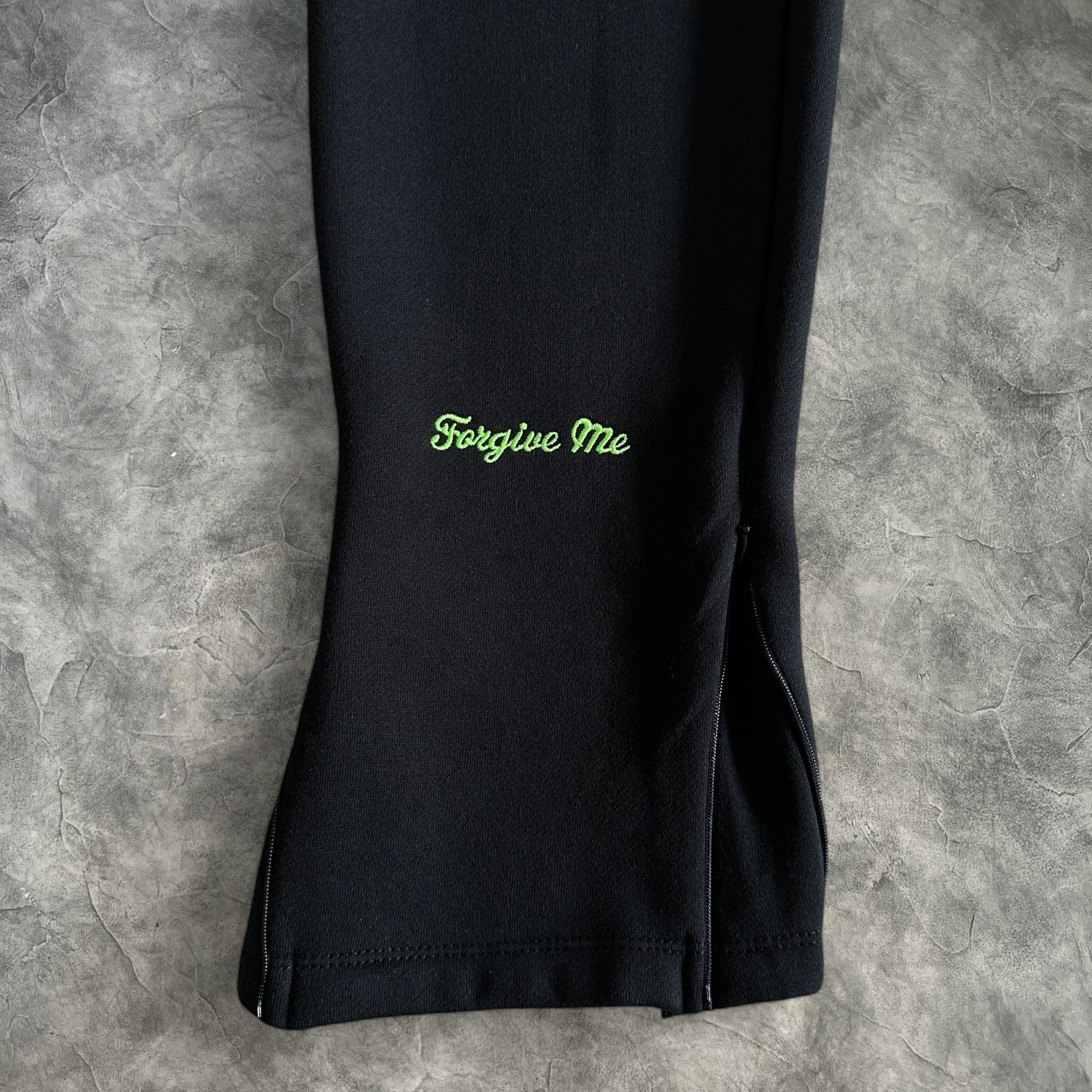 Syna Linen Tracksuit Black/Green