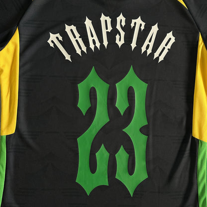 Trapstar Football Jersey Black/Yellow/Green