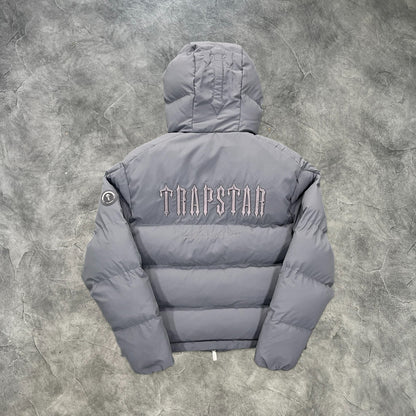 Trapstar Decoded 2.0 Hooded Puffer Grey